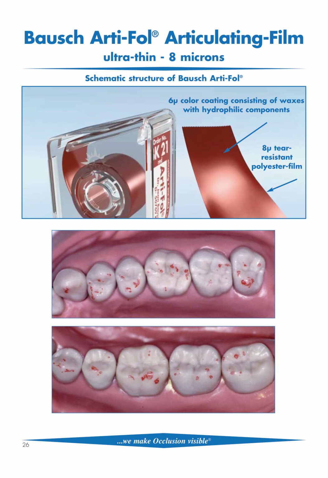 Articulating Film Bausch Articulating Paper